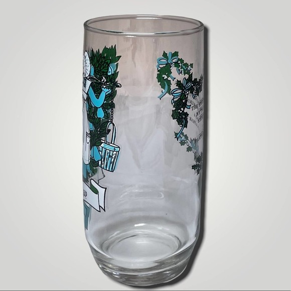 VINTAGE Brockway 12 Days Of Christmas 8th Day Replacement Glassware Drinking - Picture 3 of 6